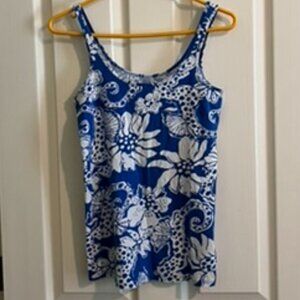 Lilly Pulitzer Fitted Scoop Neck Tank (Size M)